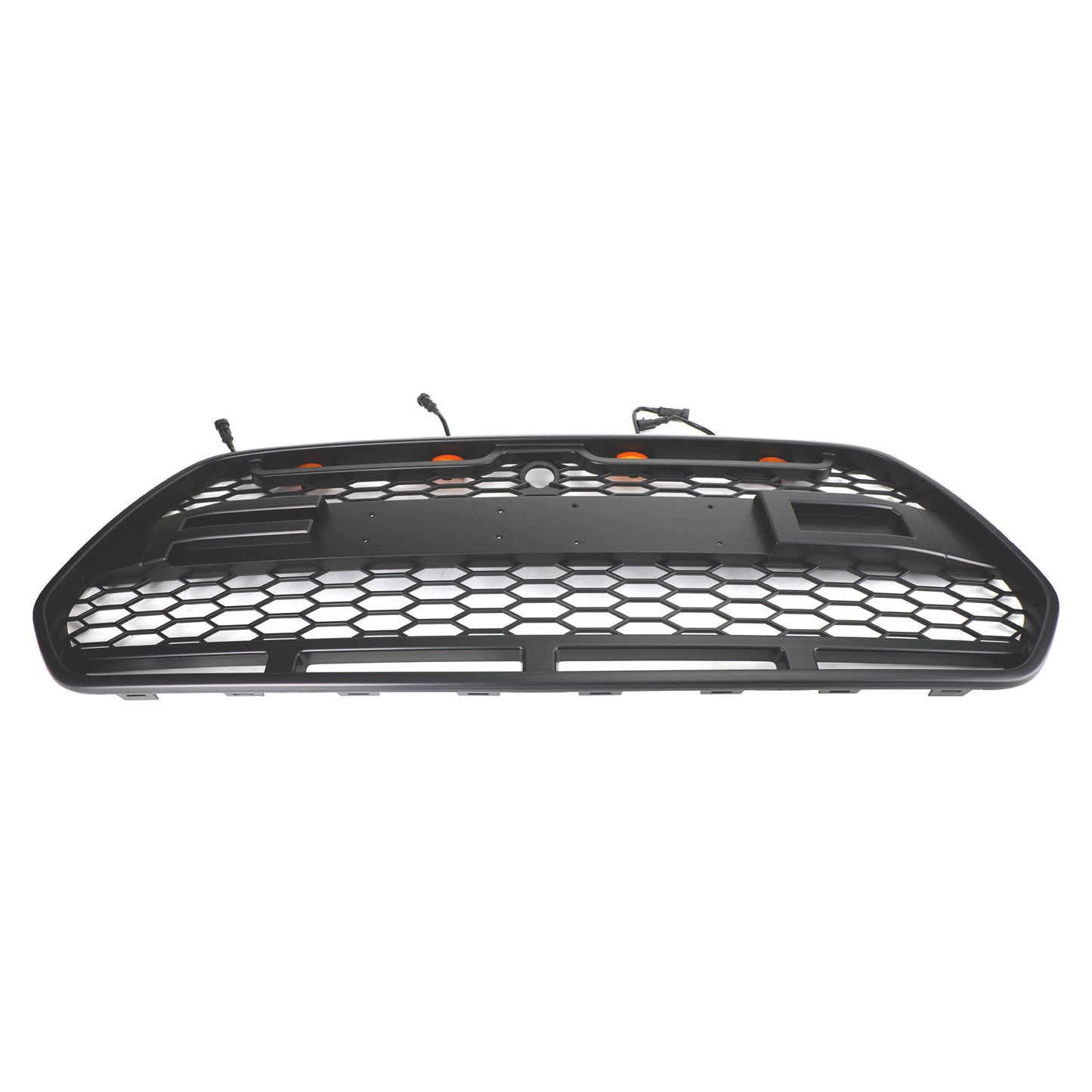 Matt Black Front Bumper Grille Grill w/LED Fit Ford Transit MK8 2015-2018 Raptor