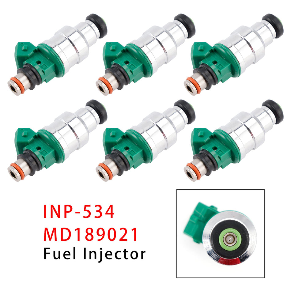 6 Stück Einspritzdüsen für Mitsubishi Montero 1994-1996 3,5L V6 INP-534 MD189021