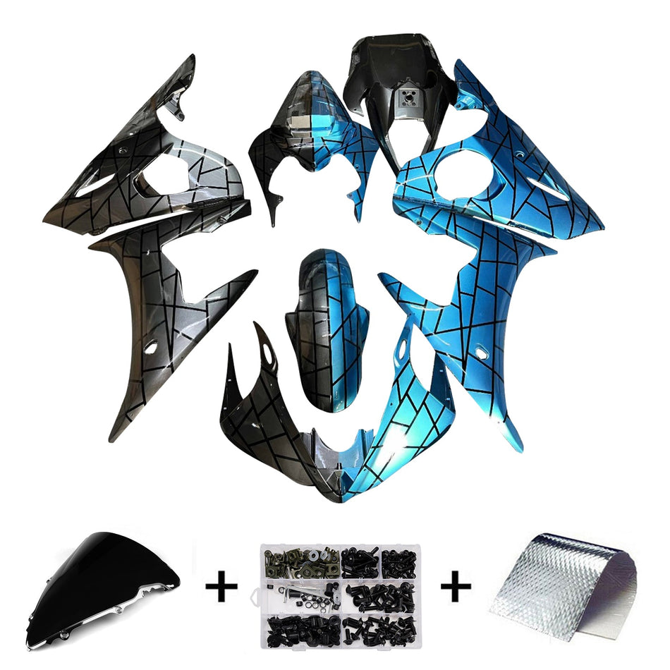 Einspritzverkleidungssatz Karosserie für Yamaha YZFR6 YZF-R6 2005