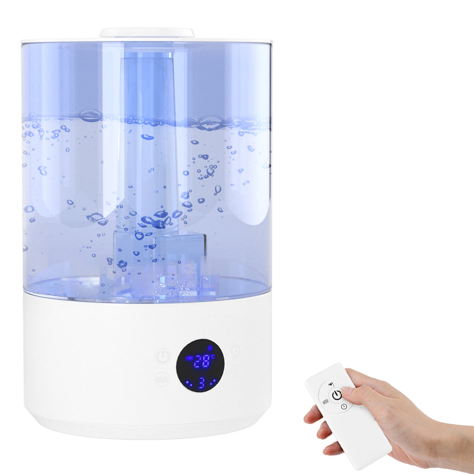 Luftbefeuchter für großes Schlafzimmer (7,8L), mit UV-Sterilisation, Duftöl, 2 Ausgänge