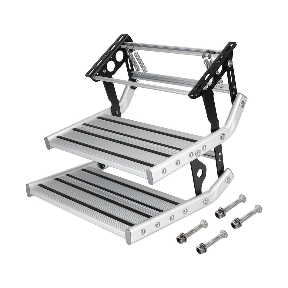 Aluminium Manuelle Doppel Pull Out Drop Unten Klapp Schritt Wohnmobil RV Campervan