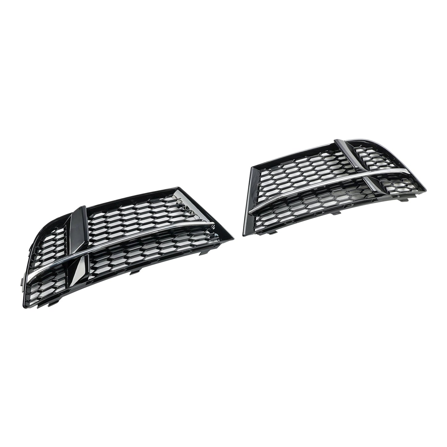 Nebelscheinwerfer Abdeckung Lünette Grill Grille Fit AUDI A3 S-LINIE 2017-2019 8V