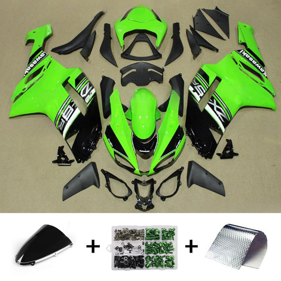 Verkleidungssatz aus ABS-Kunststoff, passend für Kawasaki ZX6R 636 (2007-2008)