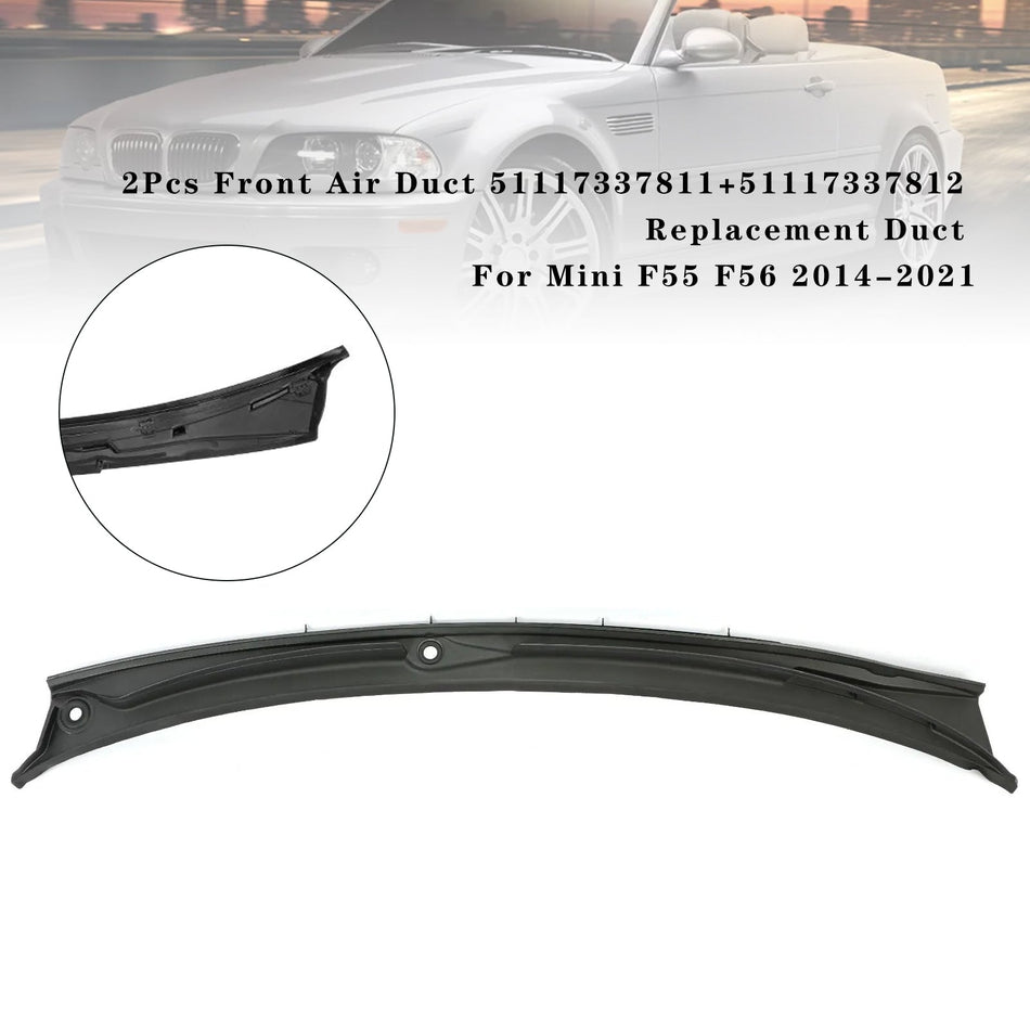 1998–2000 BMW 323i Untere Motorhaube Abdeckung-Windschutzscheibe Wischer Grill 51718208483