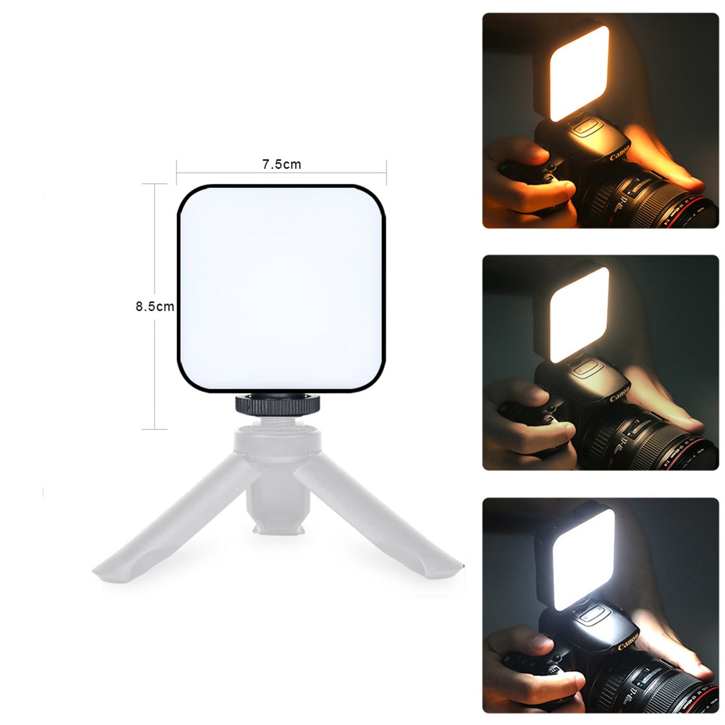 W64 RGB LED Videoleuchte Fülllicht Videokamera Handy Live Beauty Outdoor