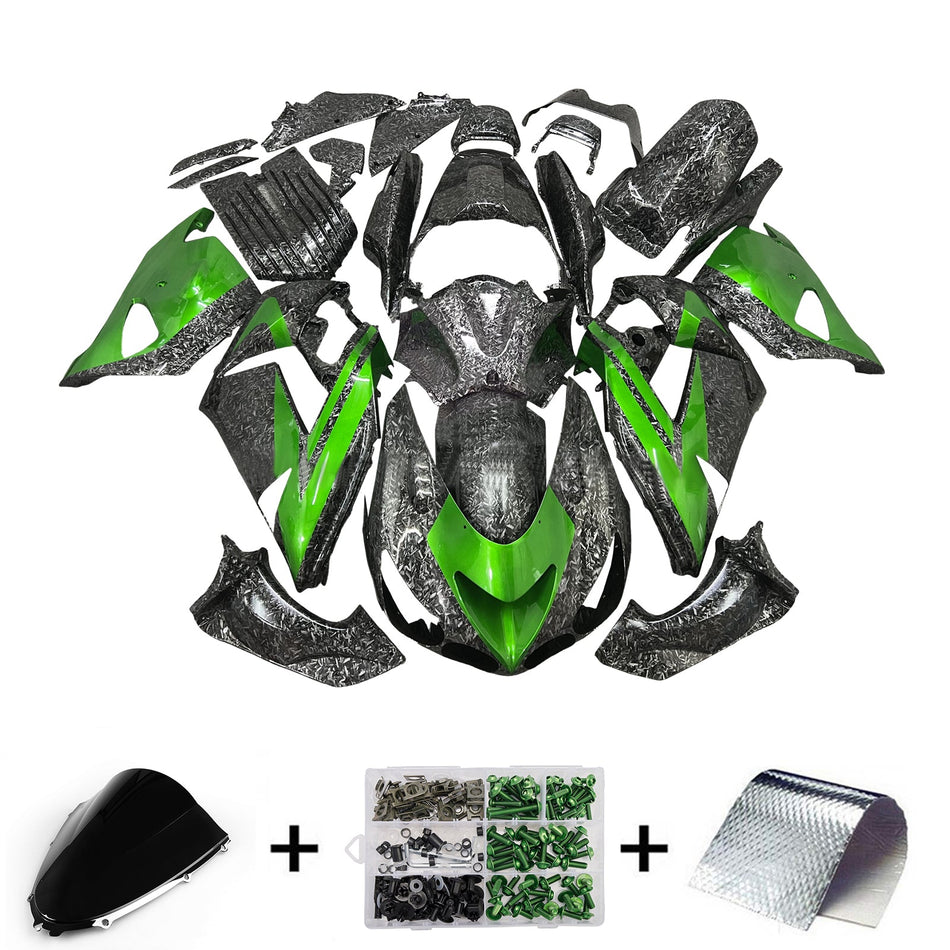 Injection Verkleidung Kit Karosserie fit Für Kawasaki ZX14R ZZR1400 2006-2011