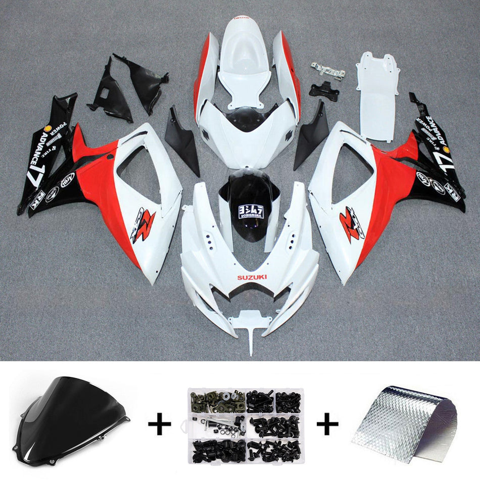 Verkleidungssatz aus ABS-Kunststoff für Suzuki GSXR 600/750 2006-2007 K6