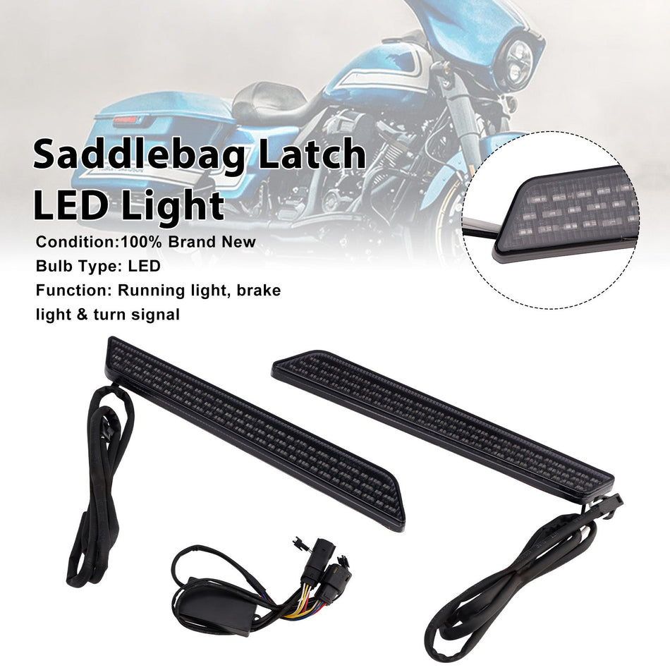 LED-Beleuchtung für Satteltaschenverschluss für Touring Electra Street Road Glide 14-23
