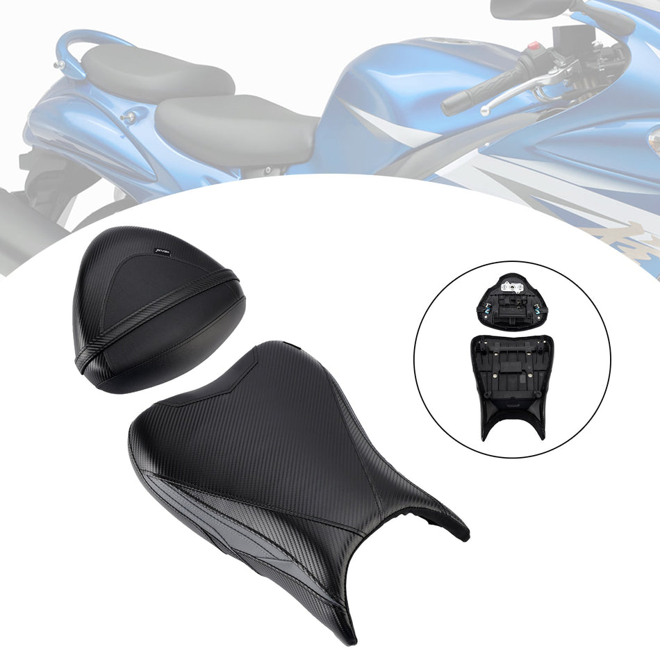 2022–2024 Für Suzuki GSX1300R Raider Soziussitz-Set vorne & hinten, Schwarz 2
