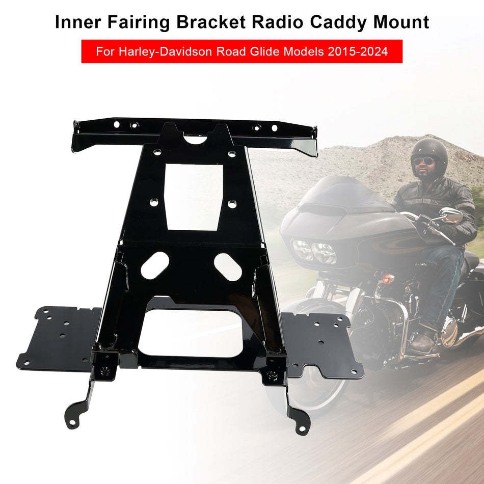 2015-2024 Harley-Davidson Road Glide Modelle Innenverkleidung Halterung Radio Caddy Halterung