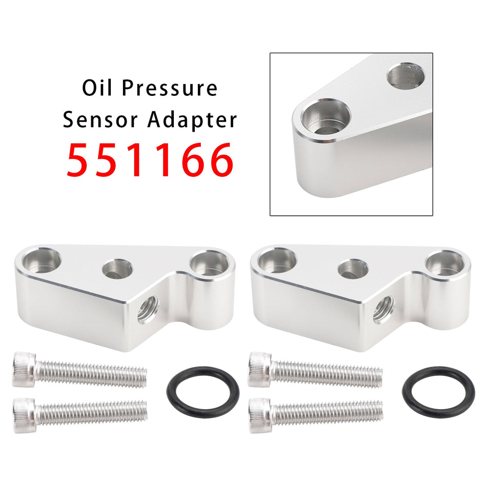 2er-Pack Öldrucksensor-Adapteranschluss 551166 für Gen 5 Lt Valley Pan M12-1.75
