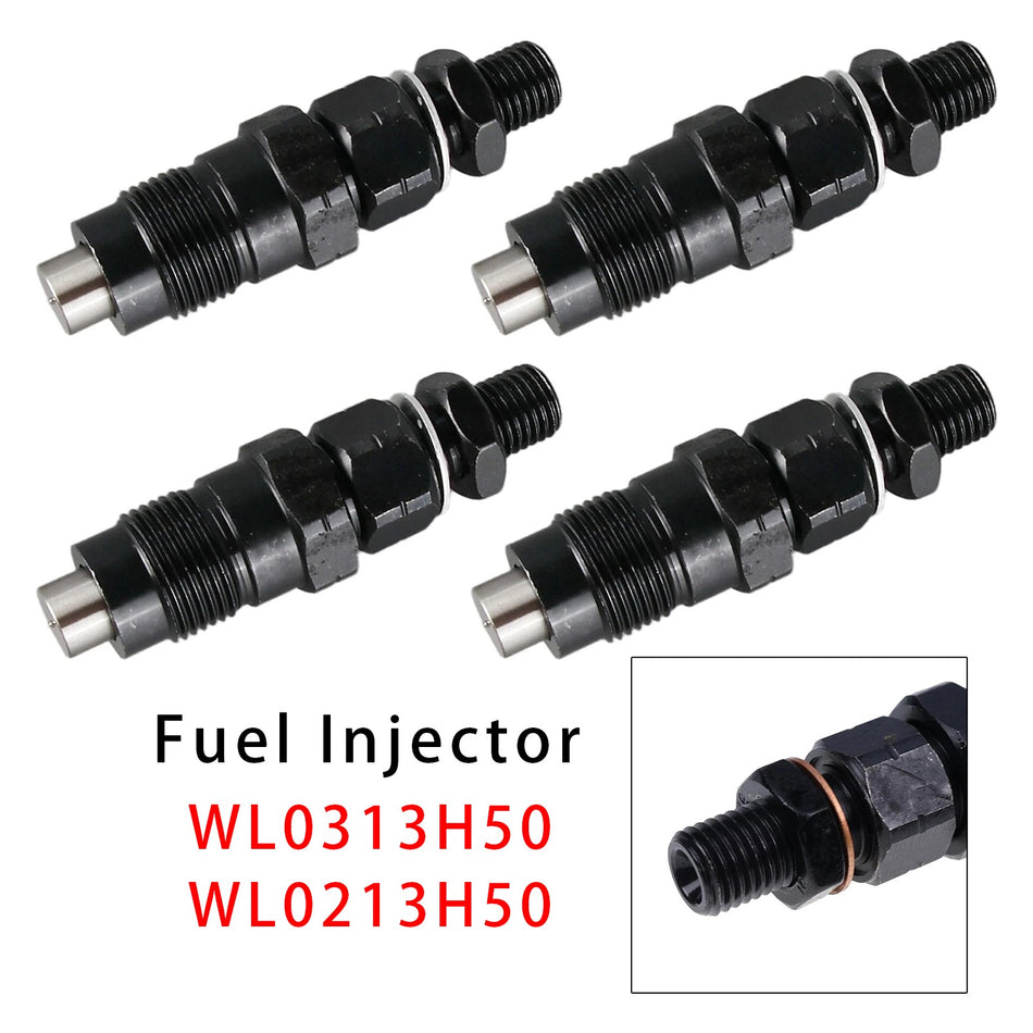 4 Stück Einspritzdüsen für Mazda BT50 2.5 B-Serie Ford Courier 2.5L WL0213H50