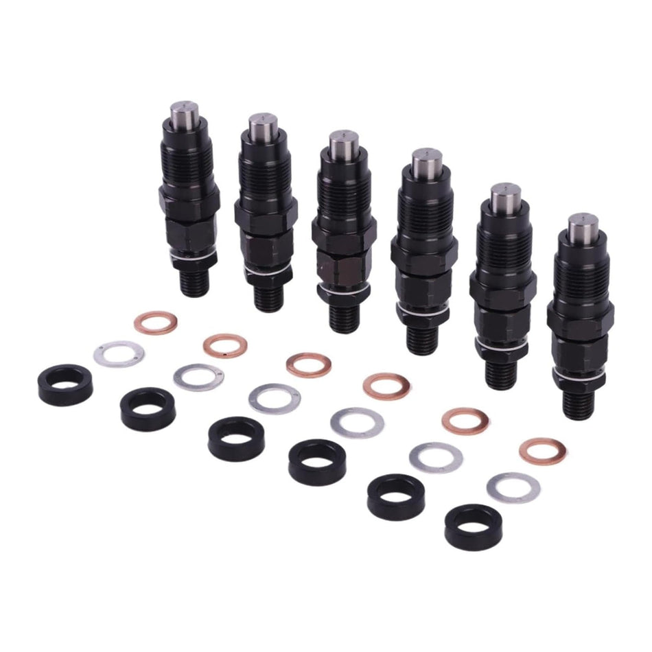 6 Stück Kraftstoffeinspritzdüsen für Toyota 3L Hilux Hiace 2.8L Motor 23600-59105