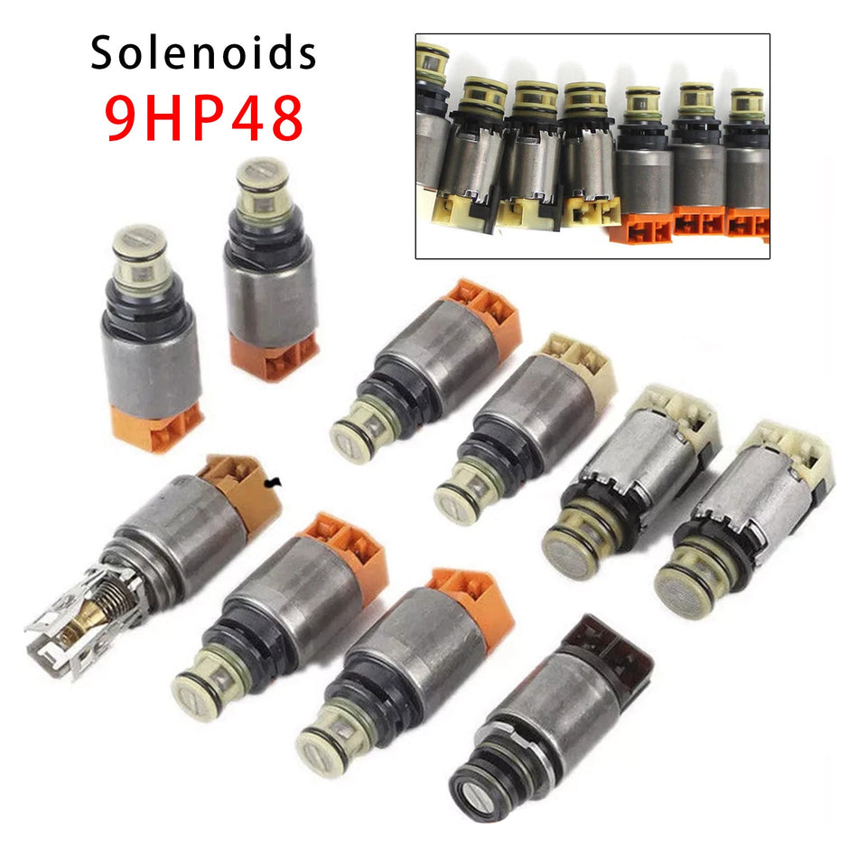 2015–2017 Für Chrysler 200 L4 2.4L V6 3.6 10-teiliges 9HP48 Automatikgetriebe-Magnetventil-Kit 948TE