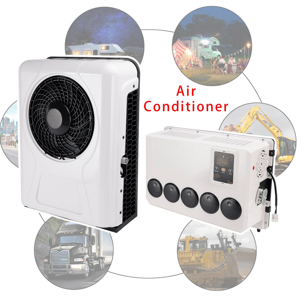 24-V-Gleichstrom-Klimaanlage für Wohnmobile, Wohnwagen und LKWs (13000 BTU)
