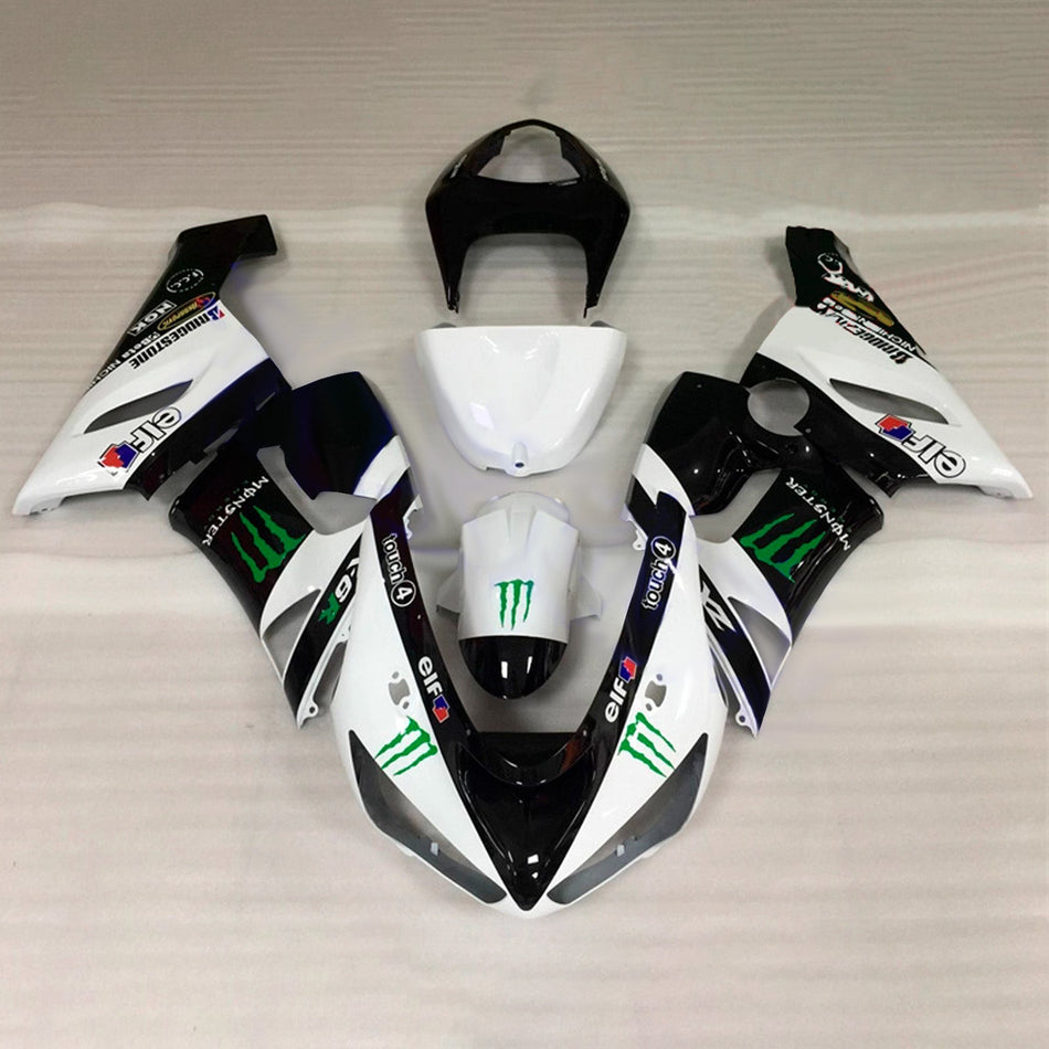 Verkleidungssatz aus ABS-Kunststoff, passend für Kawasaki ZX6R 636 (2005-2006)