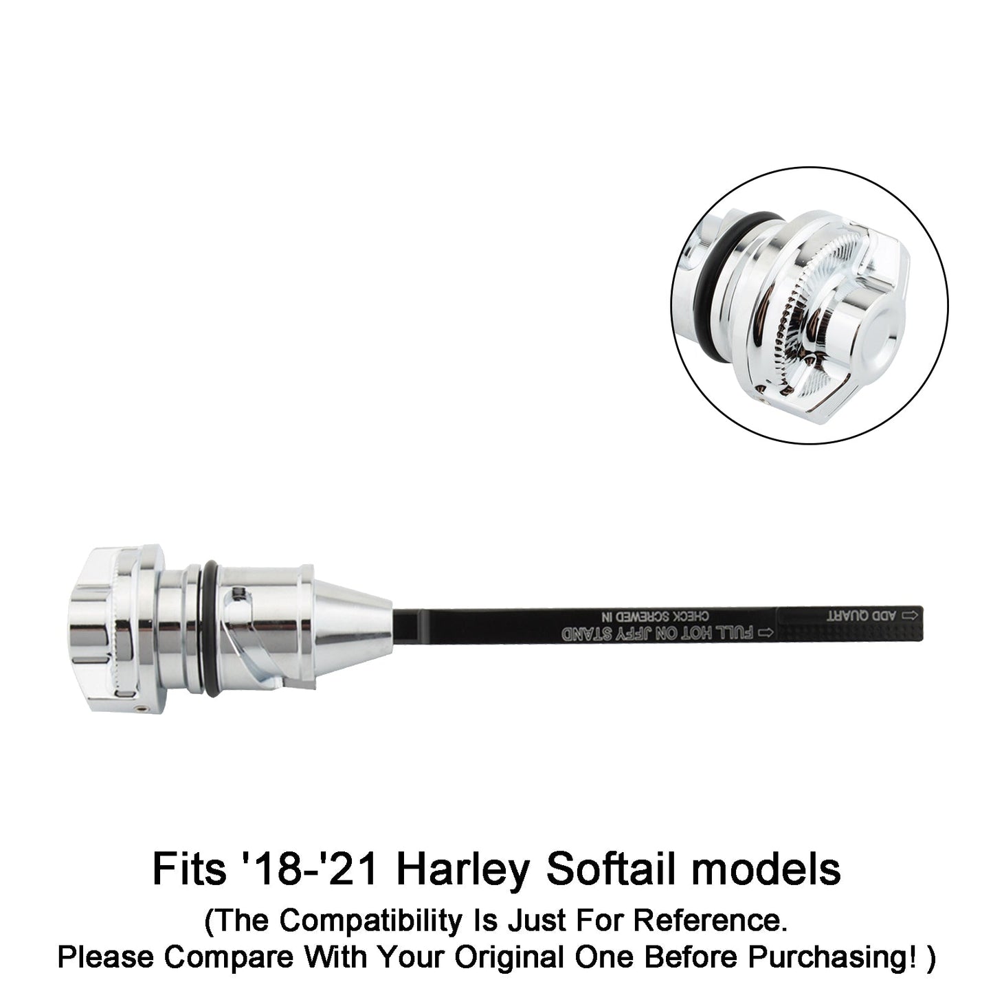 Ölmessstab-Tankdeckelstopfen für Softail Breakout Standard Heritage Classic