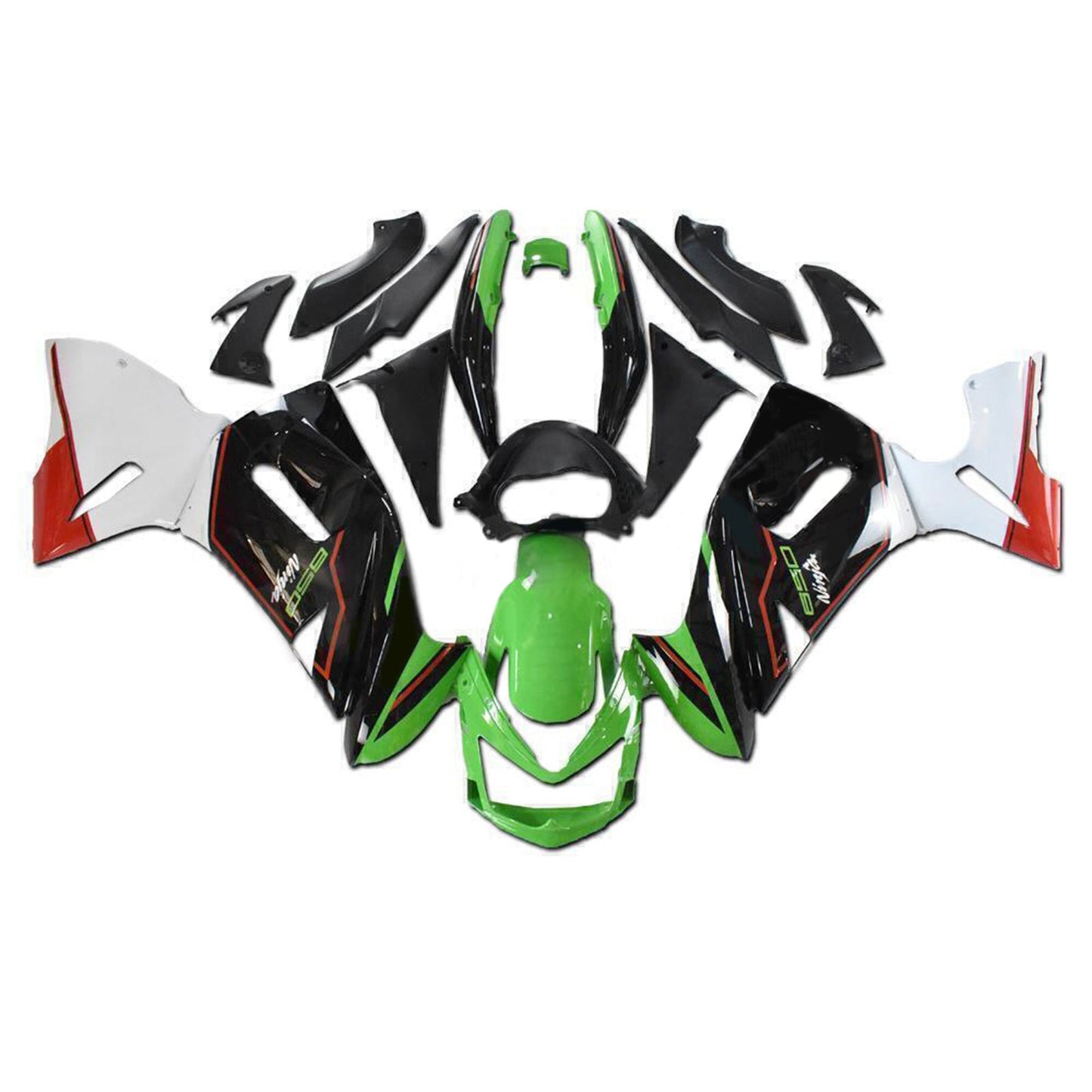 2006-2008 Kawasaki ER6F/Ninja650 Einspritzverkleidungssatz Karosserie Kunststoff ABS