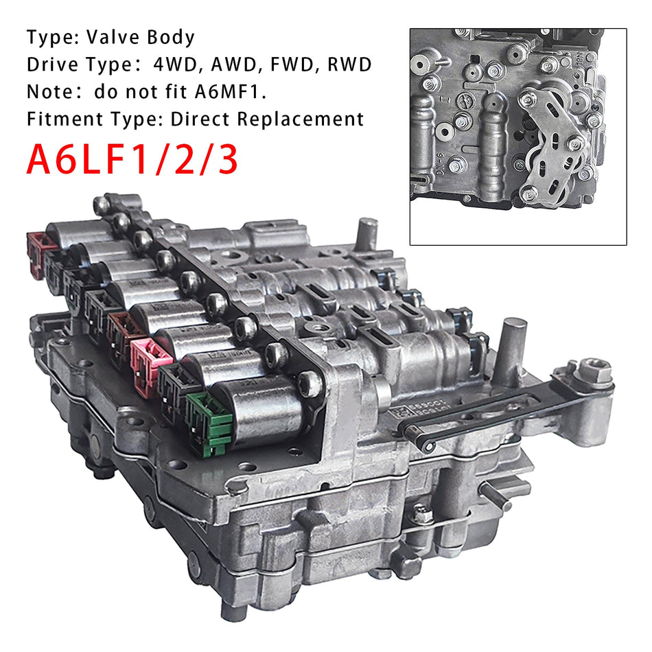 2011–2017 Hyundai Azera Getriebeventilkörper A6LF1/2/3 mit Magnet