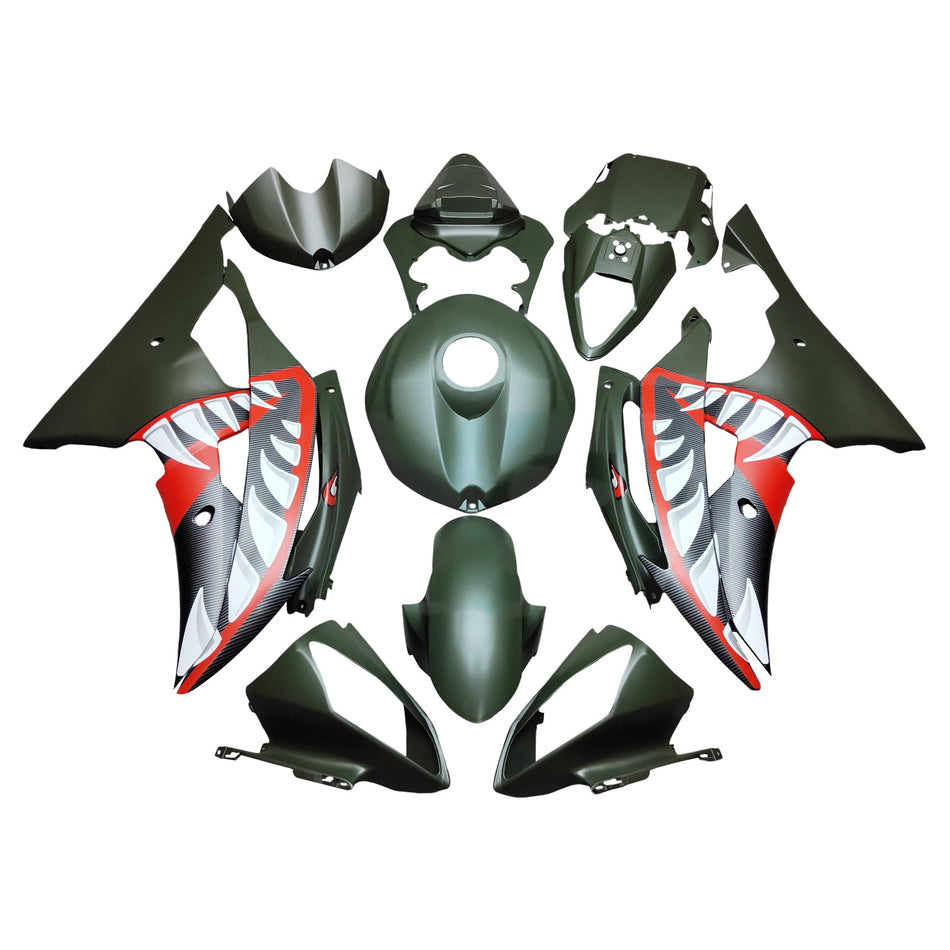 Verkleidungssatz aus ABS-Kunststoff für Yamaha YZFR6 YZF-R6 2008-2016