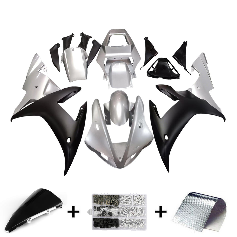 Injection Fairing Kit Bodywork Plastic ABS fit For Yamaha YZF 1000 R1 2002-2003