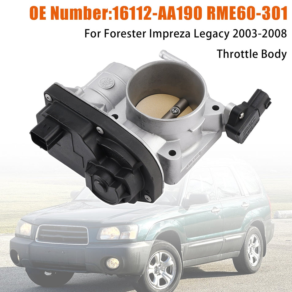 Drosselklappengehäuse 16112-AA190 RME60-301 für Subaru Forester, Impreza und Legacy (2003–2008)