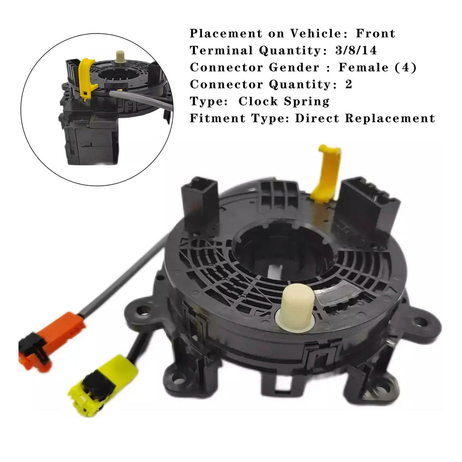 2014–2019 SENTRA VERSA &amp; VERSA NOTE Wickelfeder 25554-3SG0A mit Tempomat und Funktionen 25554-3SG0A