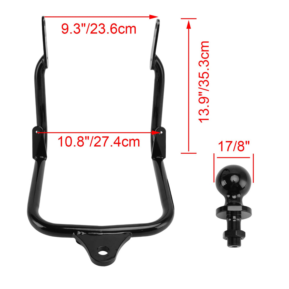 Anhängerkupplung für Touring Electra Street Glide FLHX 2009-2023, Schwarz