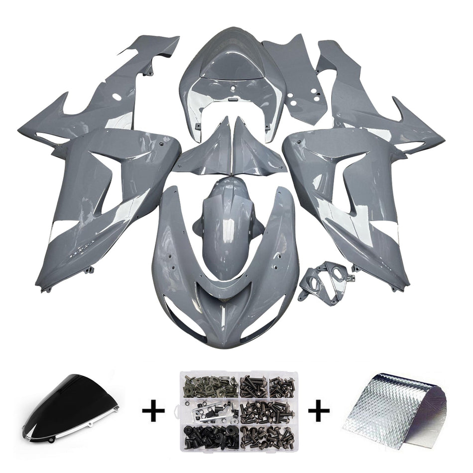 Injection Verkleidung Kit Karosserie Kunststoff ABS fit Für Kawasaki ZX10R 2006-2007