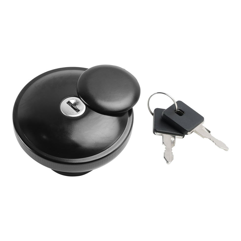 SCHWARZER TANKDECKEL BELÜFTET FÜR SOFTAIL FLSTN FXSTD FXST FLS 2000-2020 61272-92