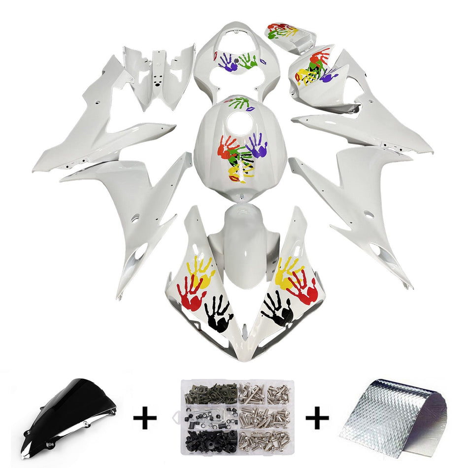 Injection Verkleidung Kit Karosserie Kunststoff ABS Für Yamaha YZFR1 YZF-R1 2004-2006