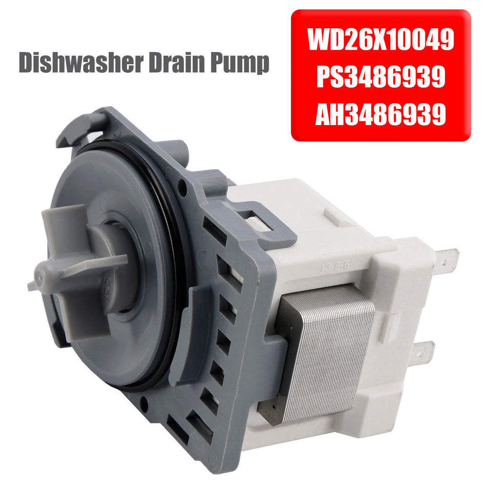 WD26X10049 PS3486939 AH3486939 Geschirrspüler-Ablaufpumpe für GE-Geschirrspüler