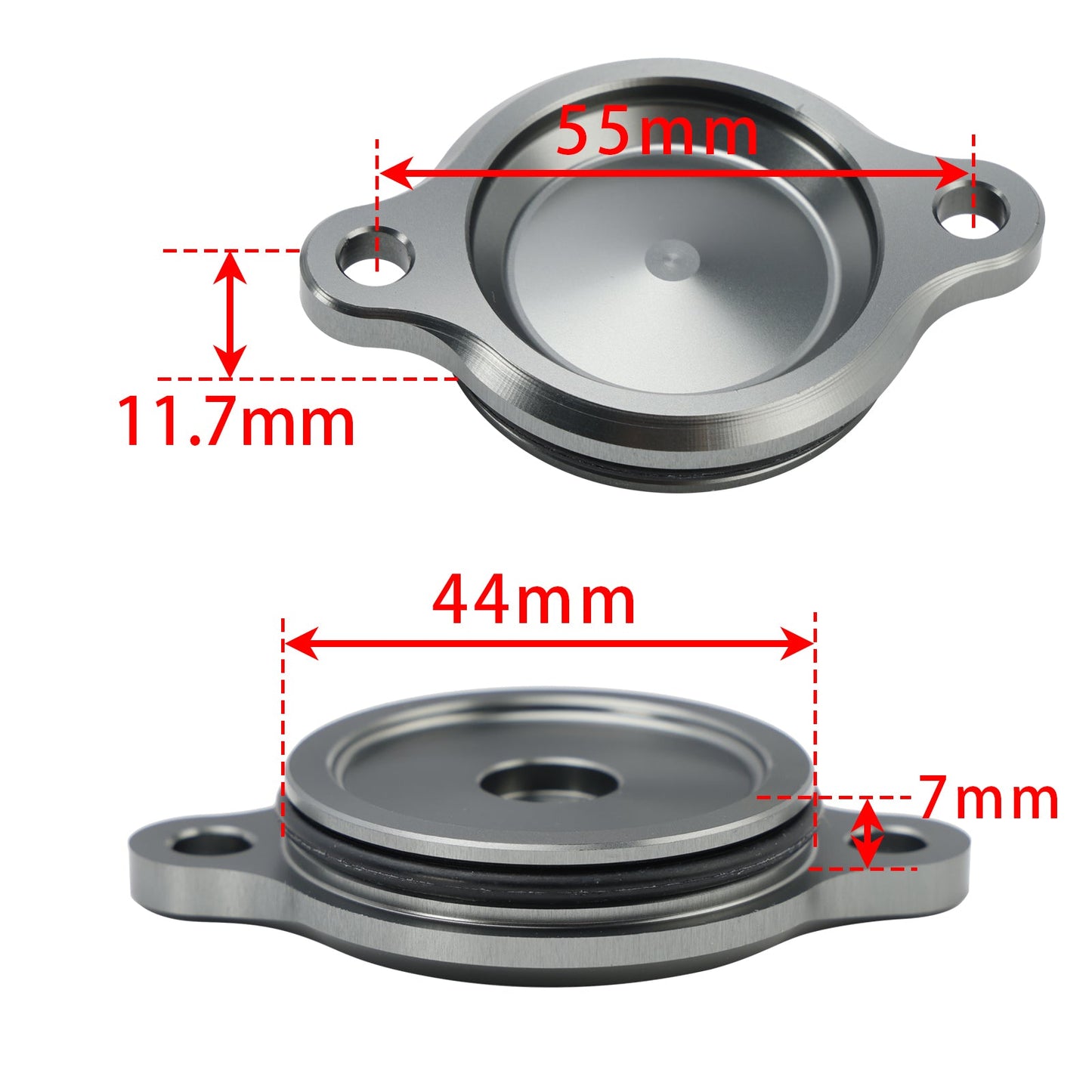 Honda Grom MSX125 (JC92) ST125 Dax Z125 Monkey CNC ALU Ölfilterdeckel