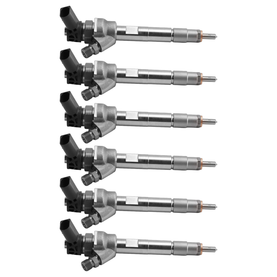 0445110597 Kraftstoffeinspritzdüsen (6 Stück) für BMW F10 F30 F15 328d X5 535d 740Ld N47 N57