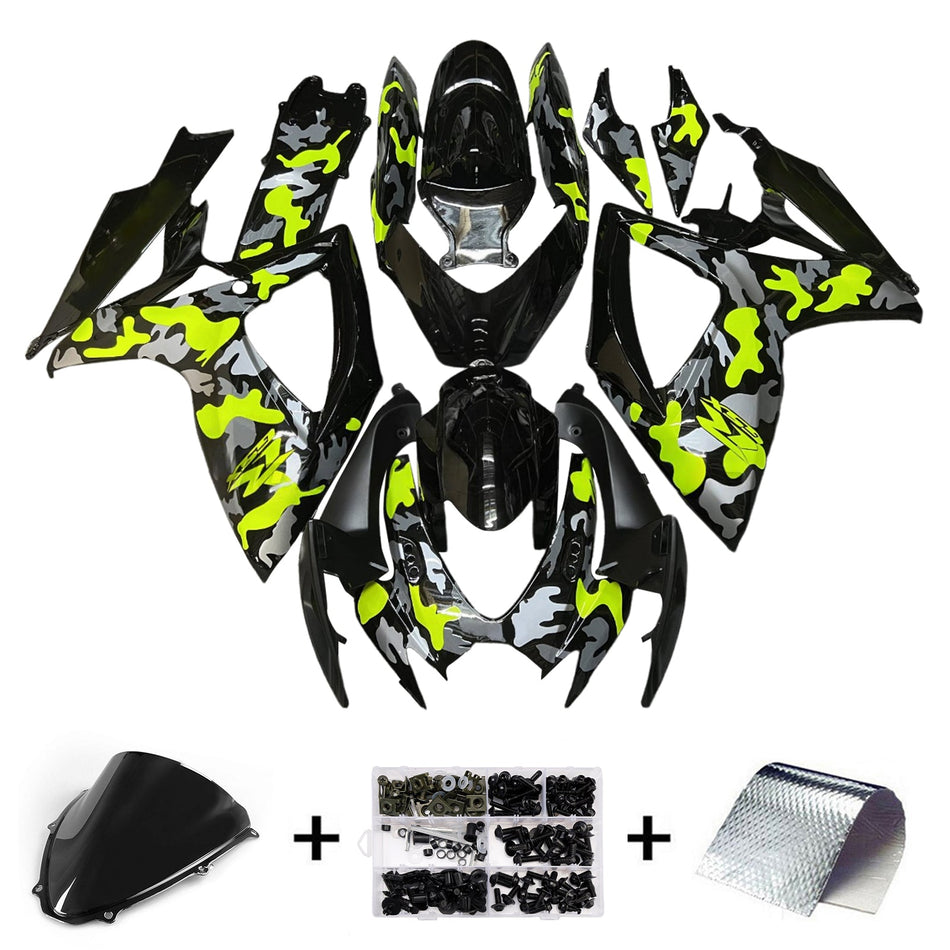 Injection Verkleidung Kit Karosserie Kunststoff ABS Für Suzuki GSXR 600/750 2006-2007 K6