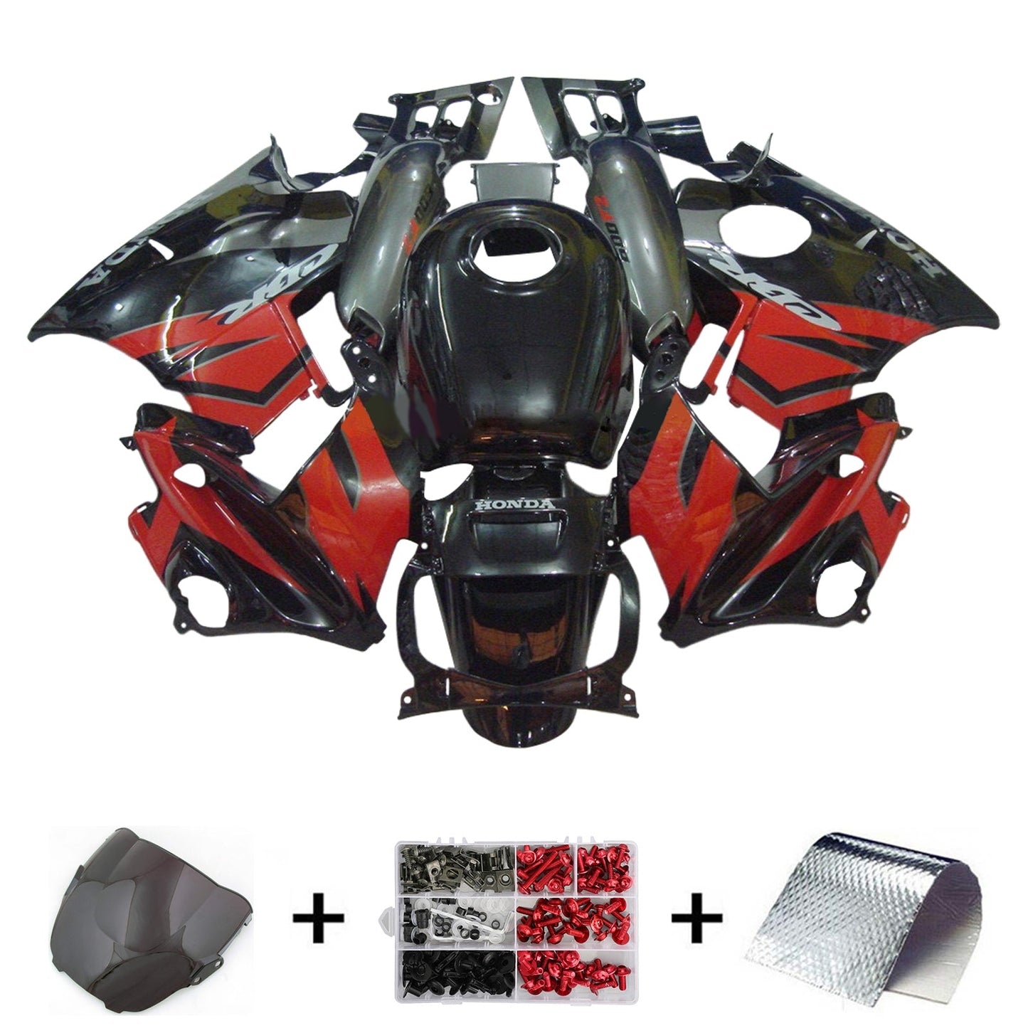 1995-1996 Honda CBR600 F3 Einspritzverkleidungssatz Karosserie Kunststoff ABS