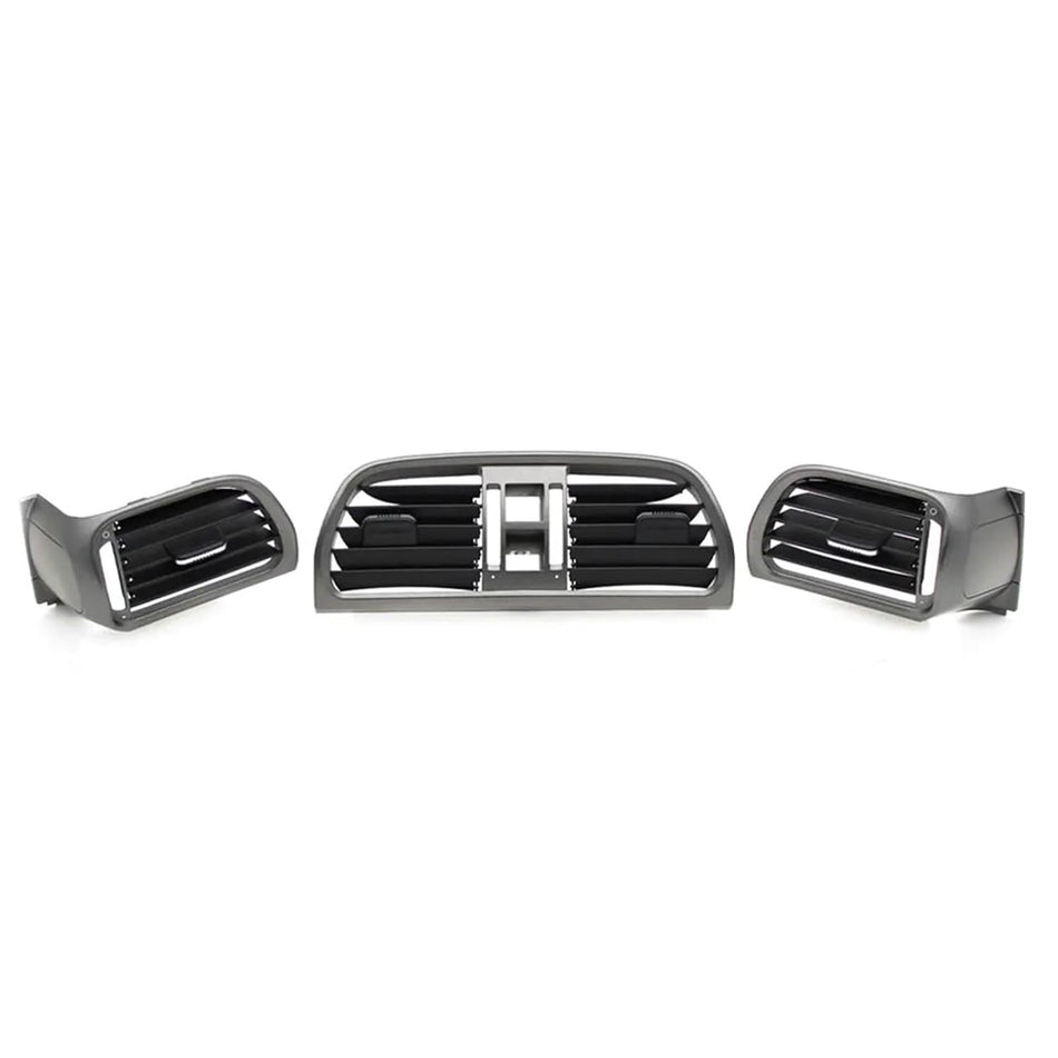 2004–2012 Porsche GT2 GT3 997 Abdeckung für die mittlere Lüftungsdüse links/rechts, grau, Teilenummer: 99755214105, 99755213105, 99755213205