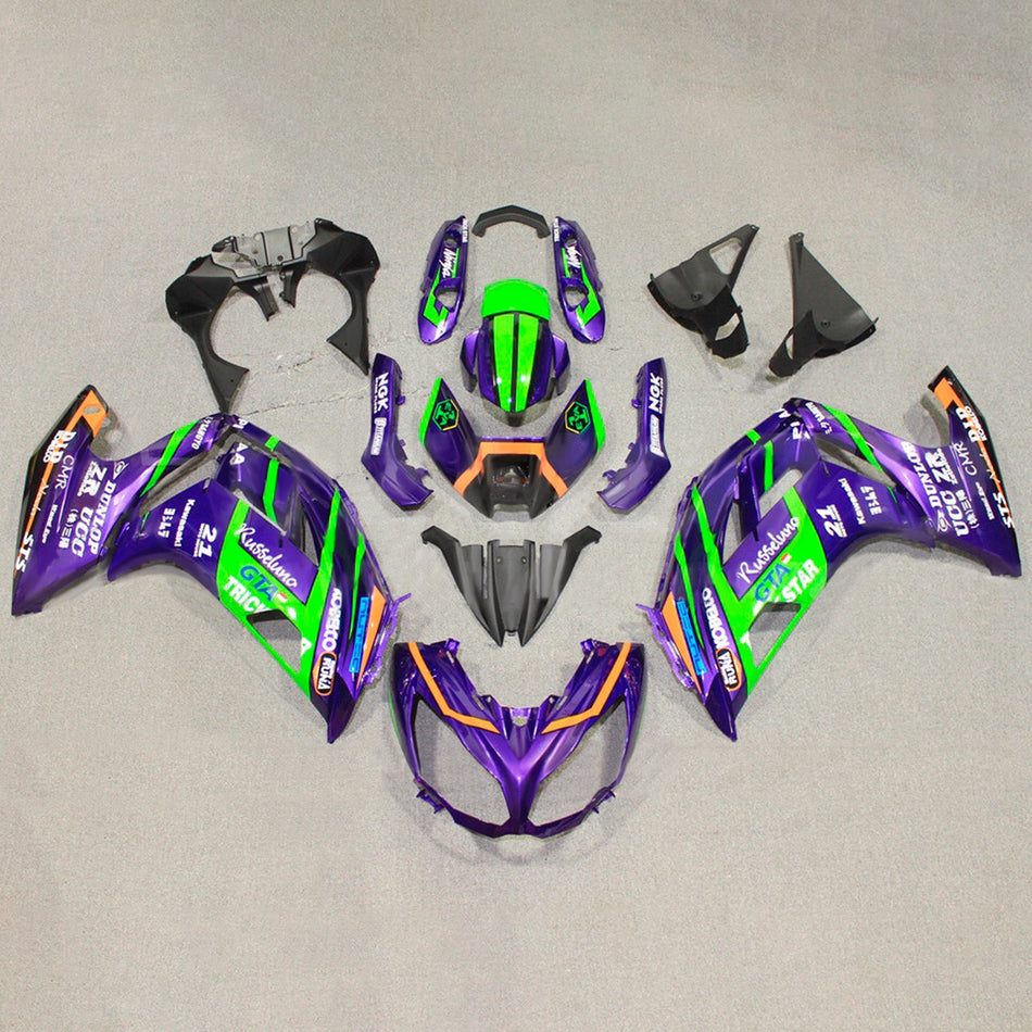 Verkleidungssatz aus ABS-Kunststoff, passend für Kawasaki ER-6F Ninja650 (2012-2016)