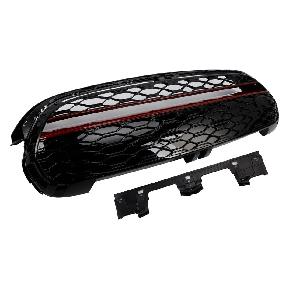 Ab 2015 MINI F57 2-türiges Cabrio Cooper S, Cooper SD GP-Style, glänzend schwarz, Frontgrill mit roter Zierleiste
