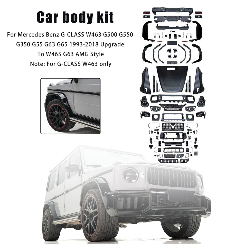 1993–2018 Passend für Mercedes W463 G550 G500 Upgrade W465 G63 AMG Style Bodykit Stoßstange
