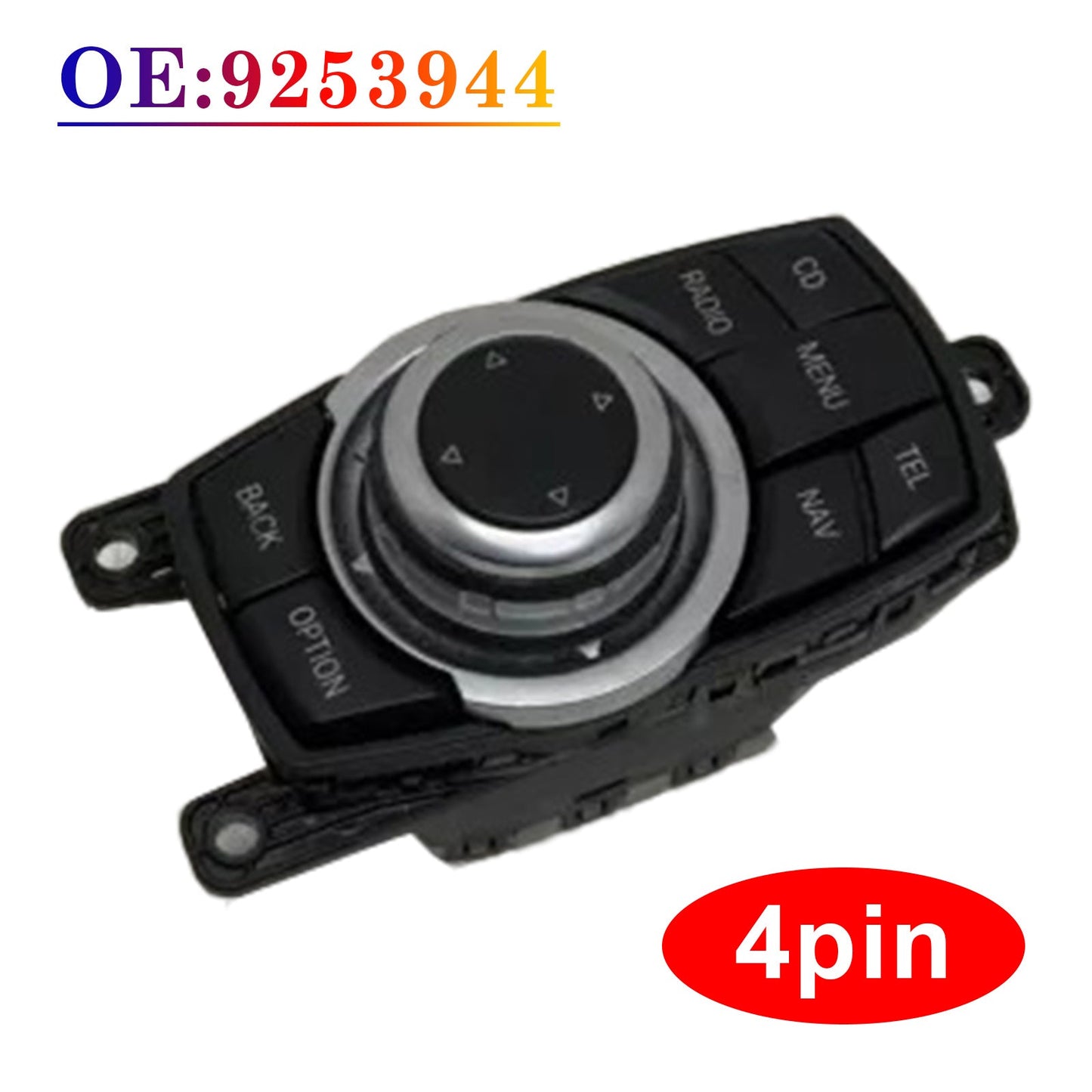 09/2011 - 07/2012 BMW X3 F25 4-poliger Navigationssystem-iDrive-Controller 9253944