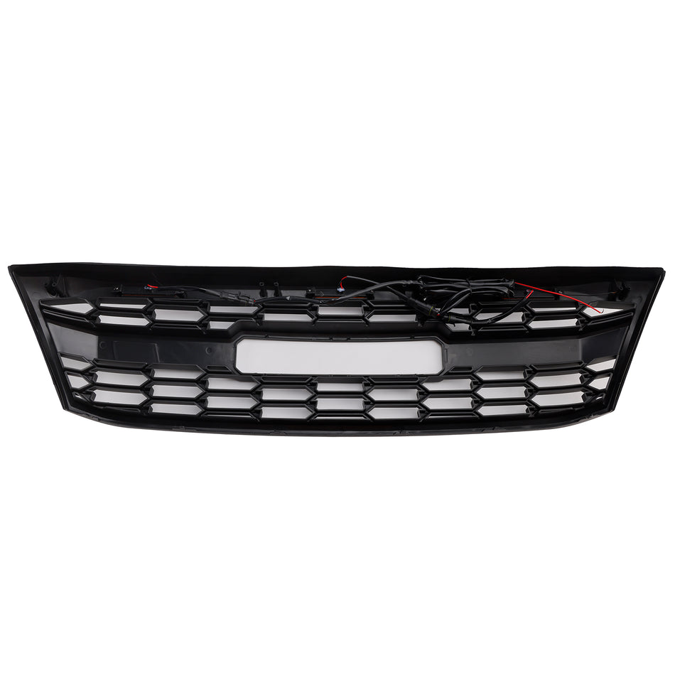 GR Style Frontstoßstangen-Kühlergrill mit LED für Toyota Hilux N70 2005–2011