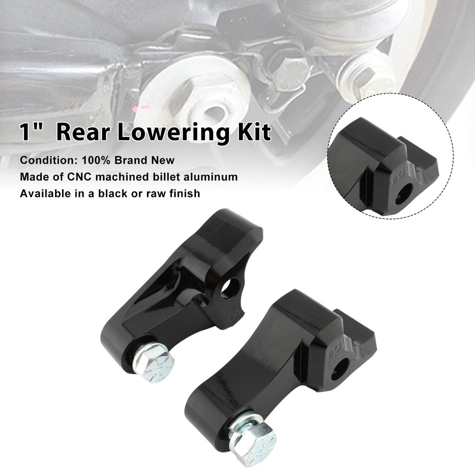 1""-Hinterrad-Tieferlegungssatz passend für Touring FLHX FLHR FLHT Electra Glide 2009-2025
