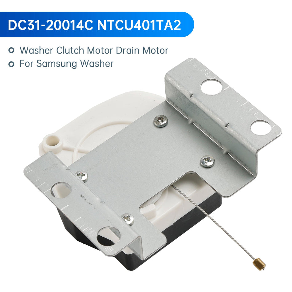 DC31-20014C NTCU401TA2 Waschmaschinenkupplungsmotor, Ablassmotor für Samsung-Waschmaschine