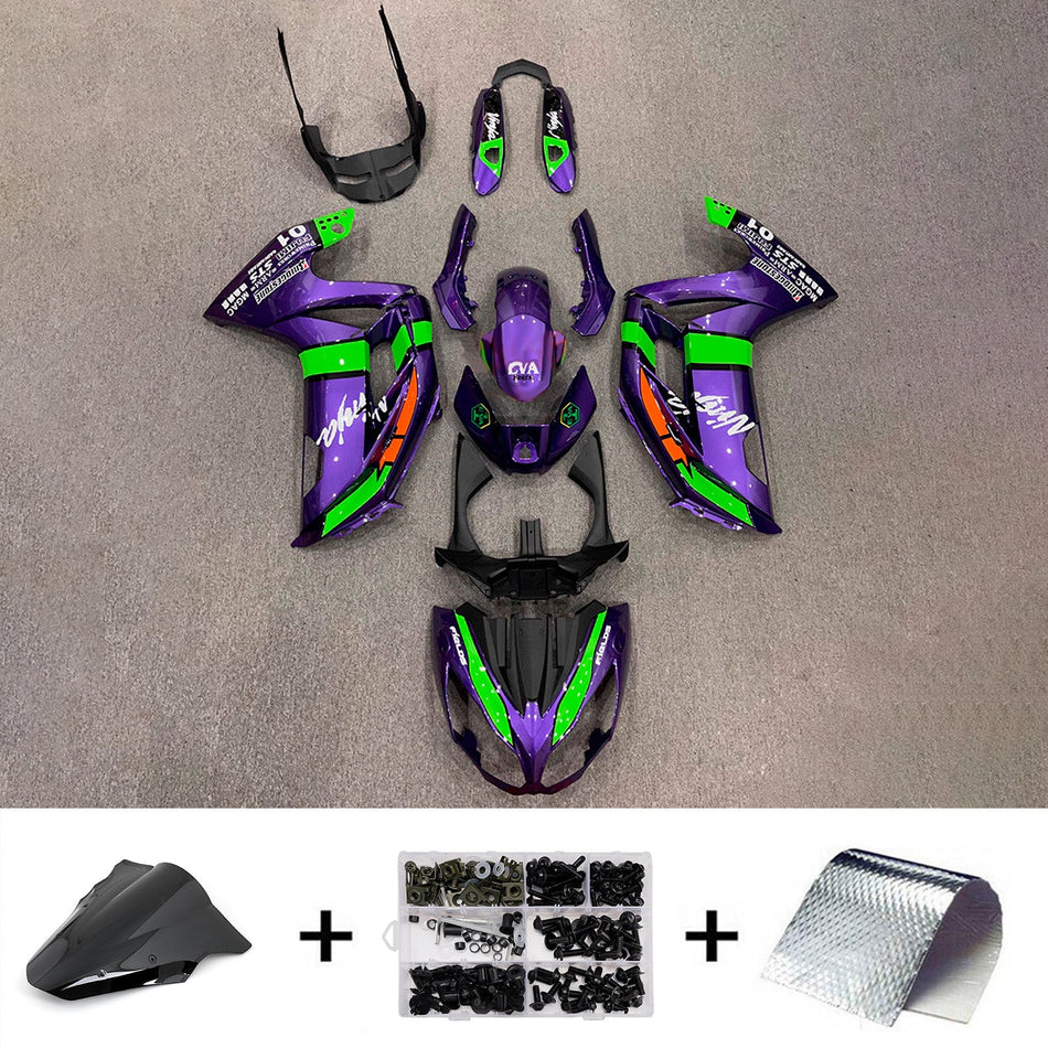 Verkleidungssatz aus ABS-Kunststoff, passend für Kawasaki ER-6F Ninja650 (2012-2016)