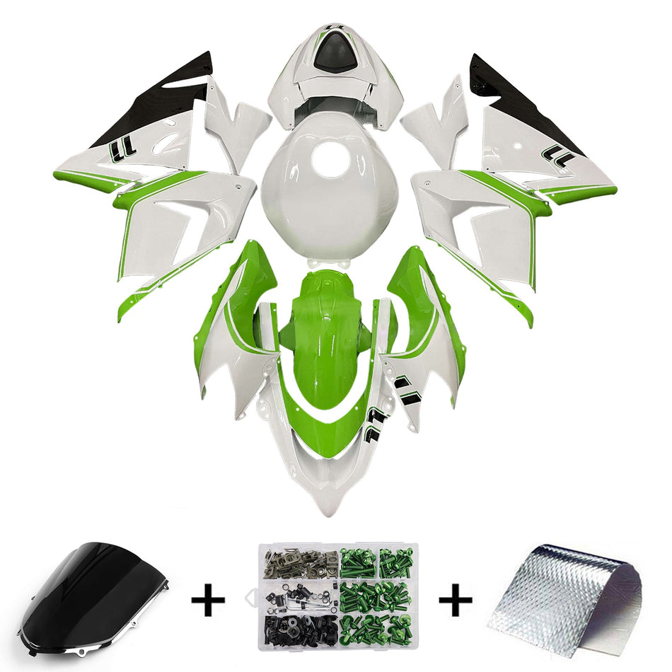 Injection Verkleidung Kit Karosserie Kunststoff ABS fit Für Kawasaki ZX10R 2004-2005