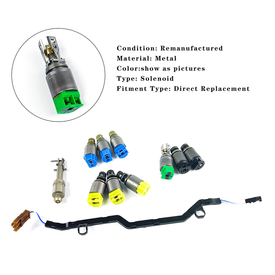 2009–2010 Jaguar XF 9 Stück 6HP26 6HP28 6HP32 Getriebe-Magnetschalter
