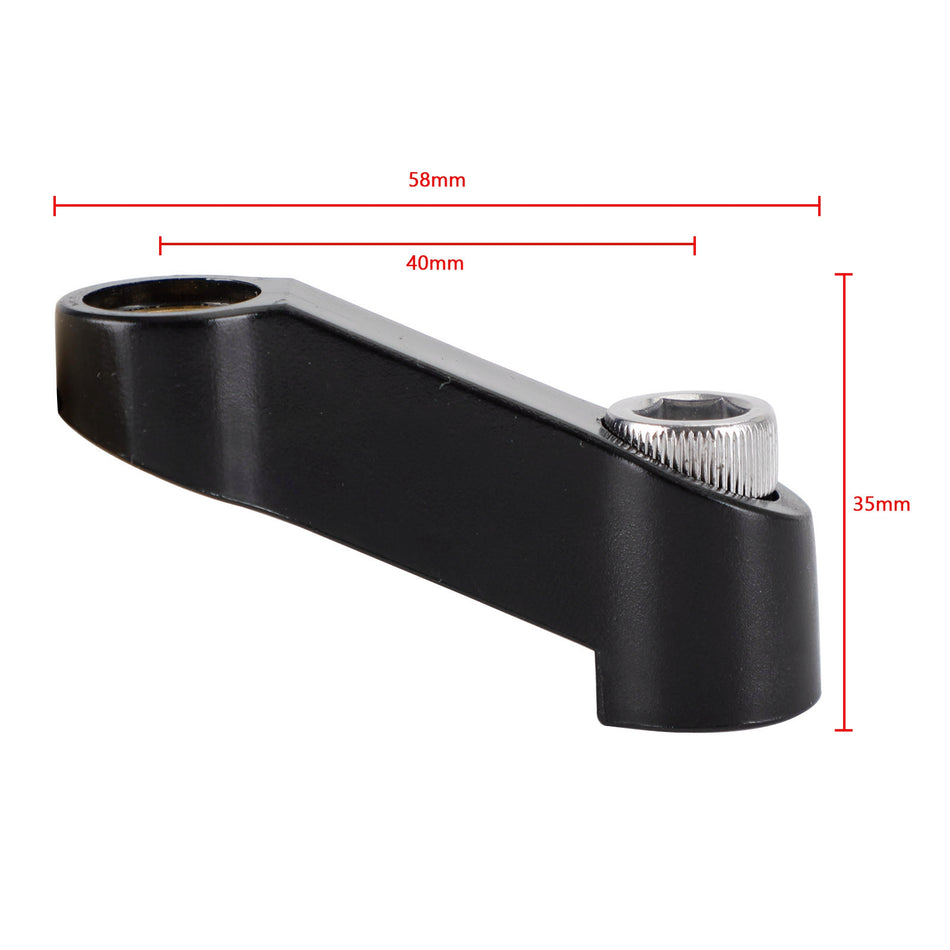 Kunststoff Motorrad Verlängerungspiegel M10 X 1,25mm Rechtsgewinde + Linkgewinde