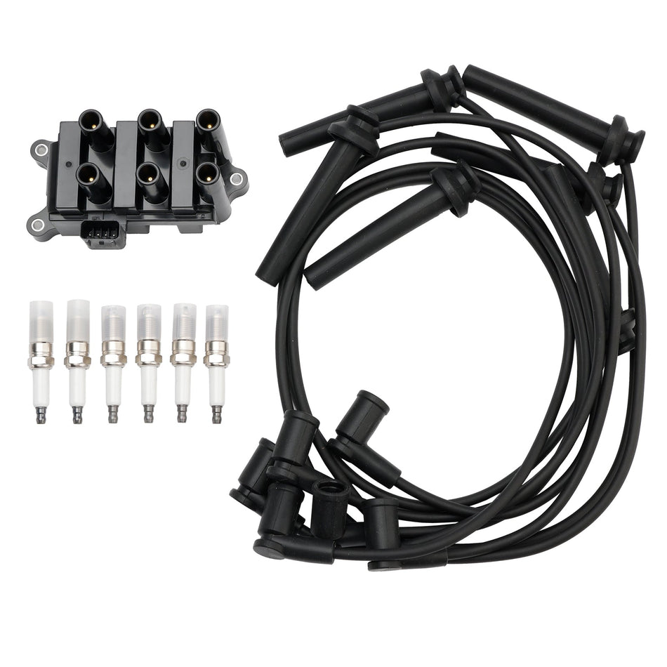 2004-2007 Mercury Monterey V6 4,2 l Zündspule + 6 Zündkerzen + 6 Kabel FD498 5F2Z-12029-AD 1F2118100 (Kopie)