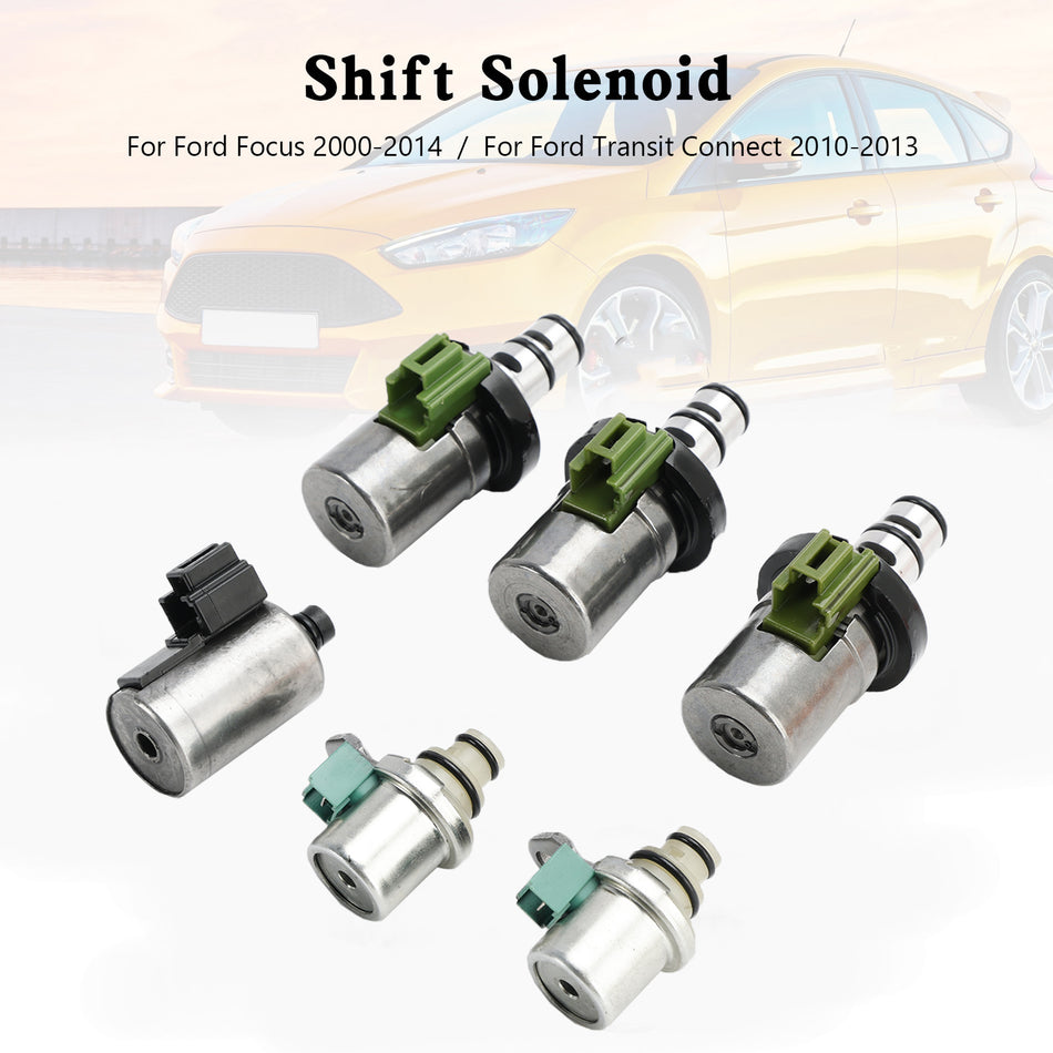 6PCS 4F27E Transmission Solenoid Shift 2 PWM 3 EPC 1 Für Ford Focus Fiesta